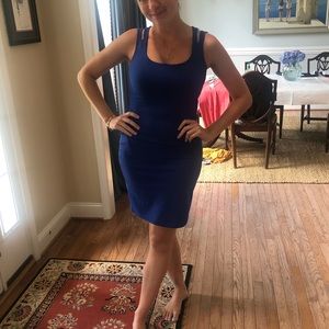 Woman's Susana Monaco Royal blue sheath dress